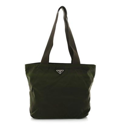 Prada Nylon Zip Tote Bag Mimetico 1 of 14
