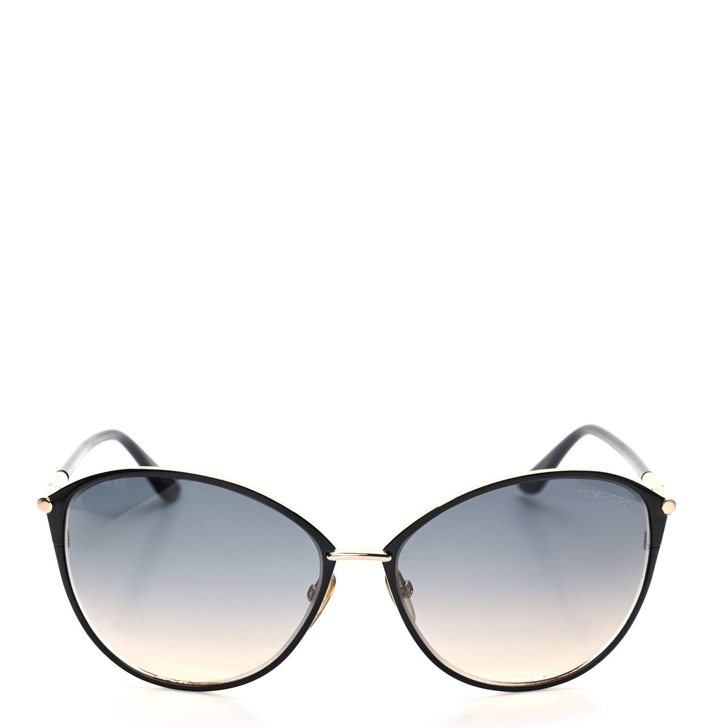 Penelope Vintage Round Sunglasses TF320 Black