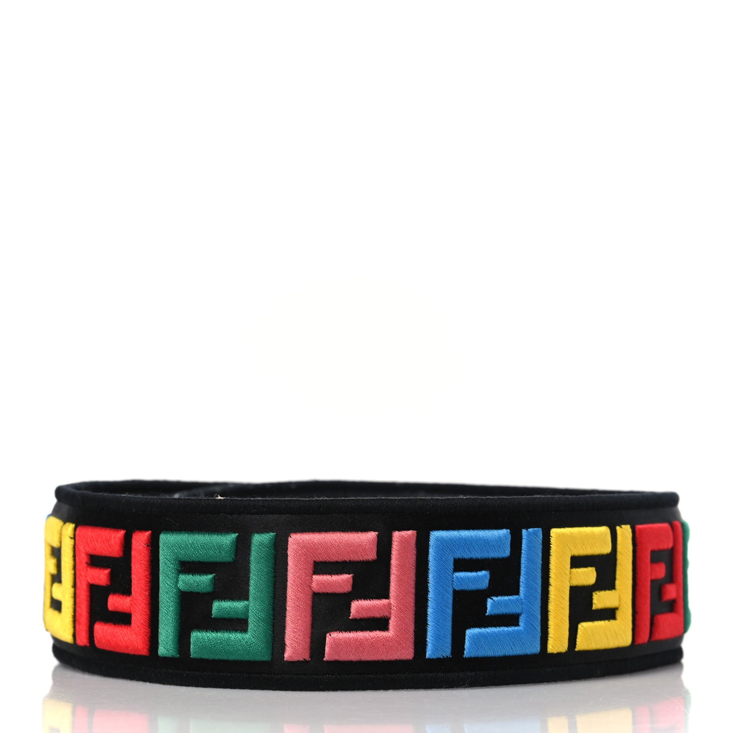 Satin FF Strap You Black Multicolor