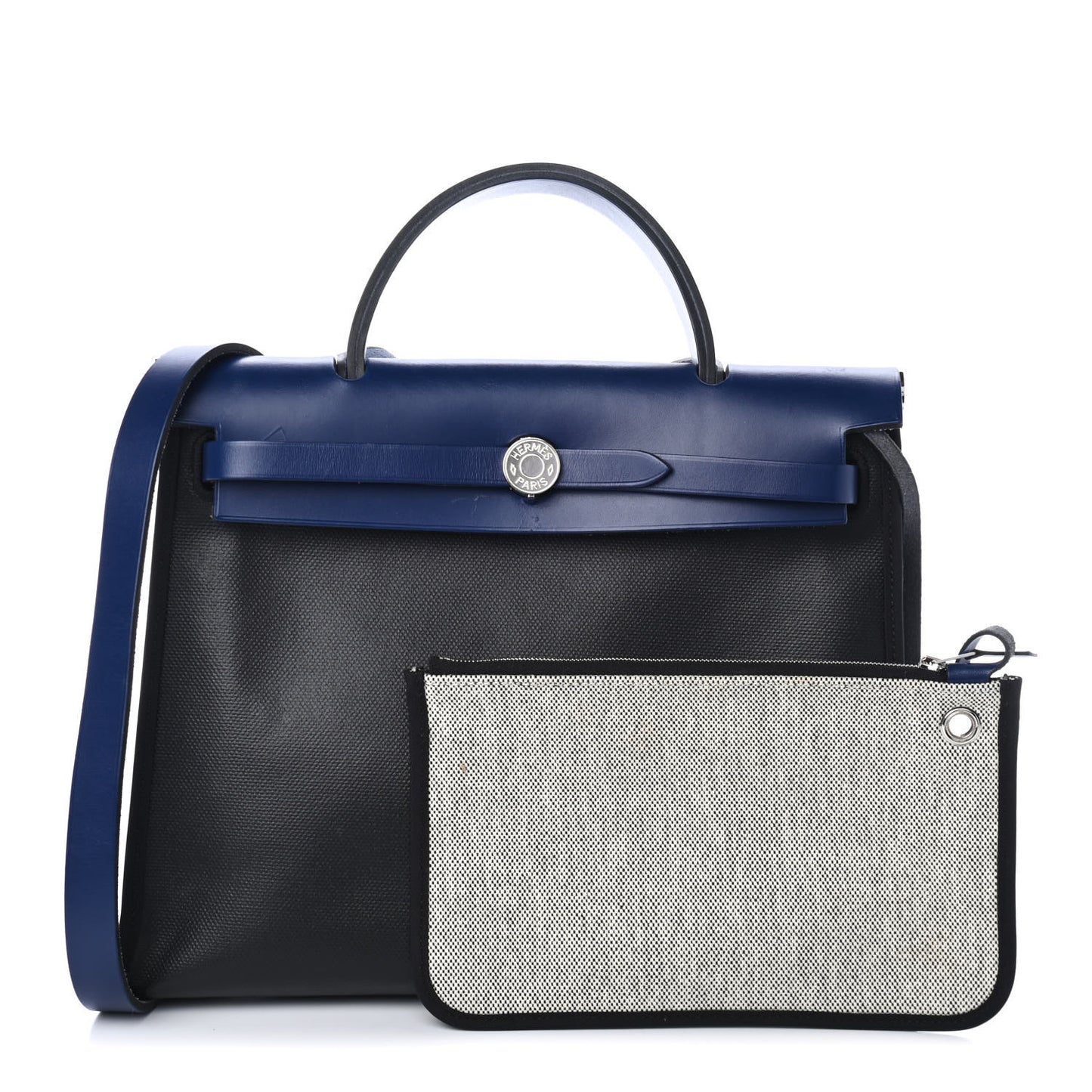 Toile H Berline Vache Hunter Herbag Zip PM 31 Bleu Encre Black