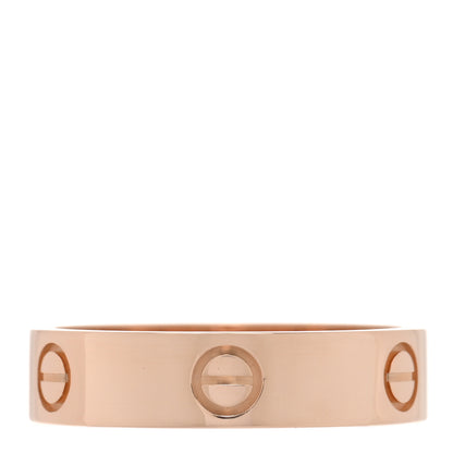 Cartier 18K Pink Gold 5.5mm LOVE Ring 65 11 3 of 5