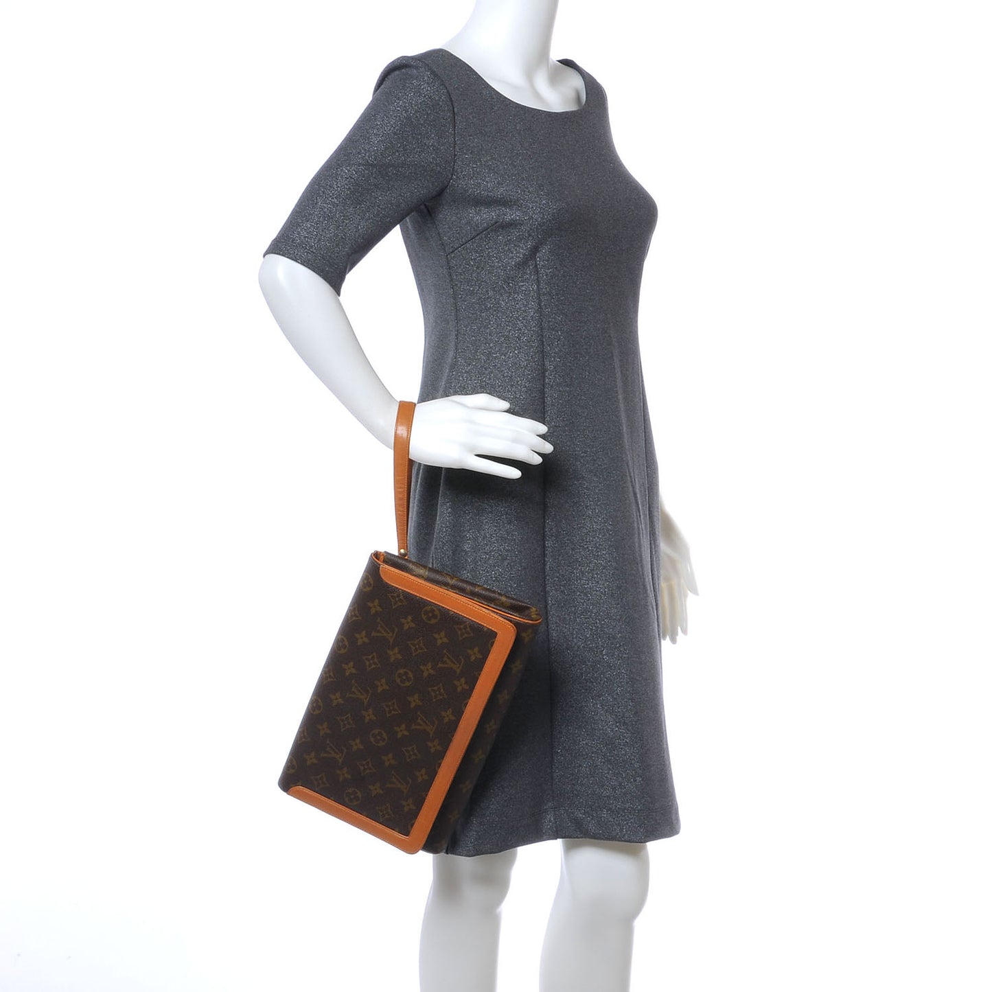 Monogram Vintage Saks Clutch