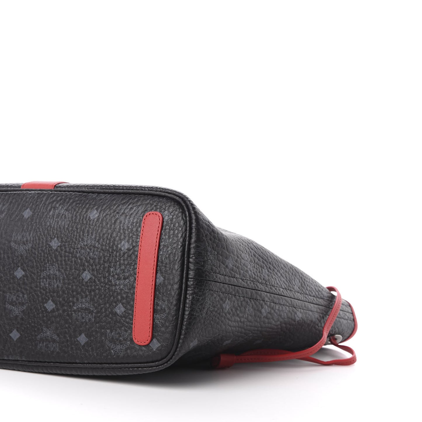Visetos Medium Liz Reversible Shopper Tote Black Red
