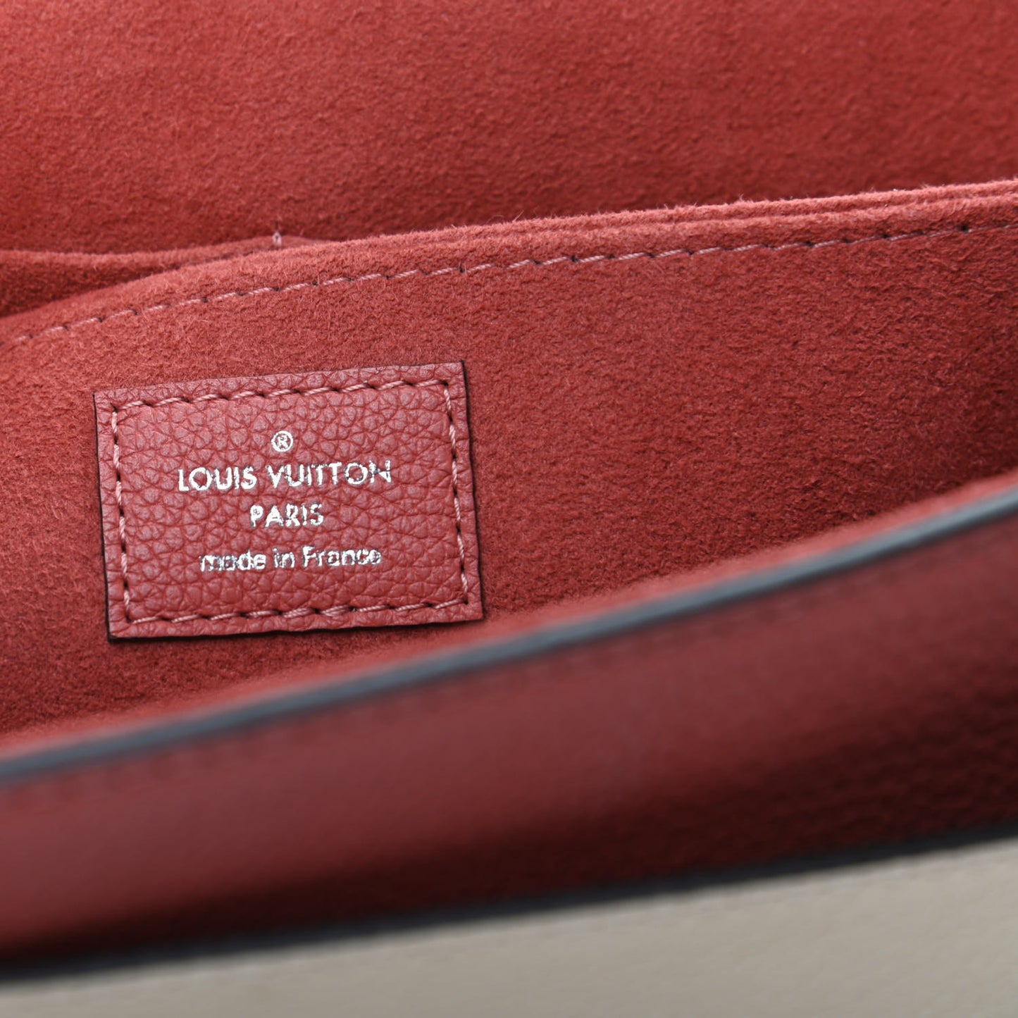 Soft Calfskin My Lockme Top Handle Vieux Rose Sesame Creme