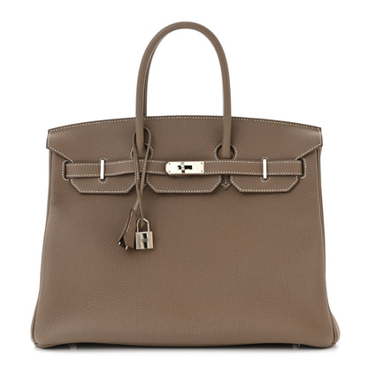 Hermes Togo Birkin 35 Etoupe 1 of 11