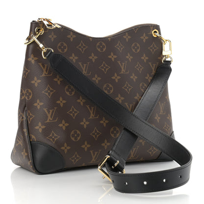 Louis Vuitton Monogram Odeon MM Black 3 of 10
