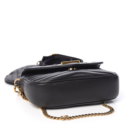 Louis Vuitton Calfskin New Wave Multi Pochette Black 3 of 9