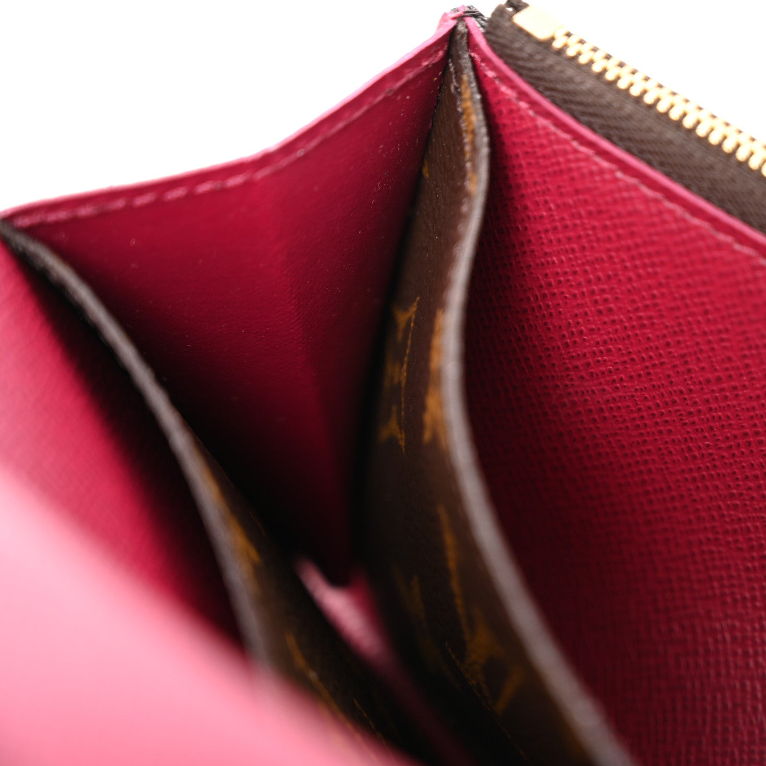 Louis Vuitton Monogram Emilie Wallet Fuchsia 7 of 11