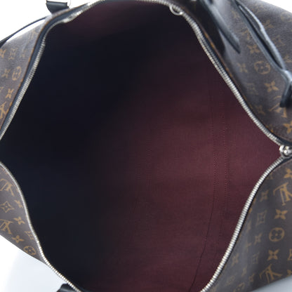 Louis Vuitton Monogram Macassar Keepall Bandouliere 55 5 of 22