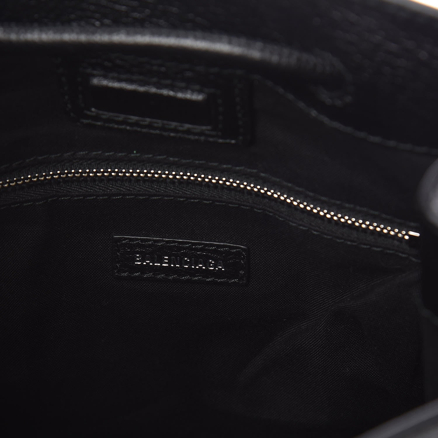 Balenciaga Calfskin Logo XXS Shopping Tote Black 7 of 10