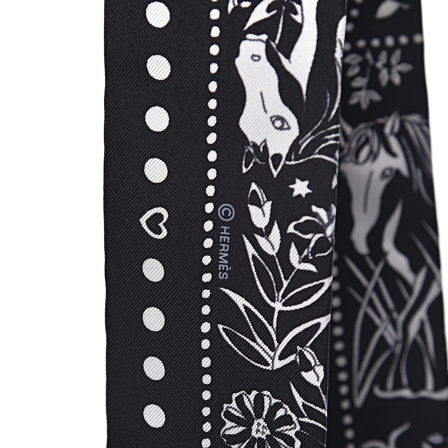 Silk Entre Ciel Et Mer Twilly Black White