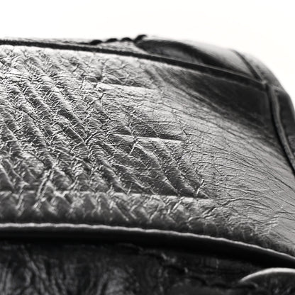 Saint Laurent Crinkled Calfskin Matelasse Monogram Medium Niki Shopper Tote Black 11 of 11