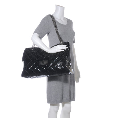 Chanel Vinyl XXL Reissue Flap Black 2 of 8