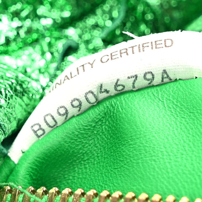 Bottega Veneta Metallic Nappa Intrecciato Mini Jodie Parakeet 8 of 11