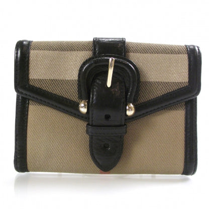 Burberry Canvas Nova Check Wallet 1 of 8