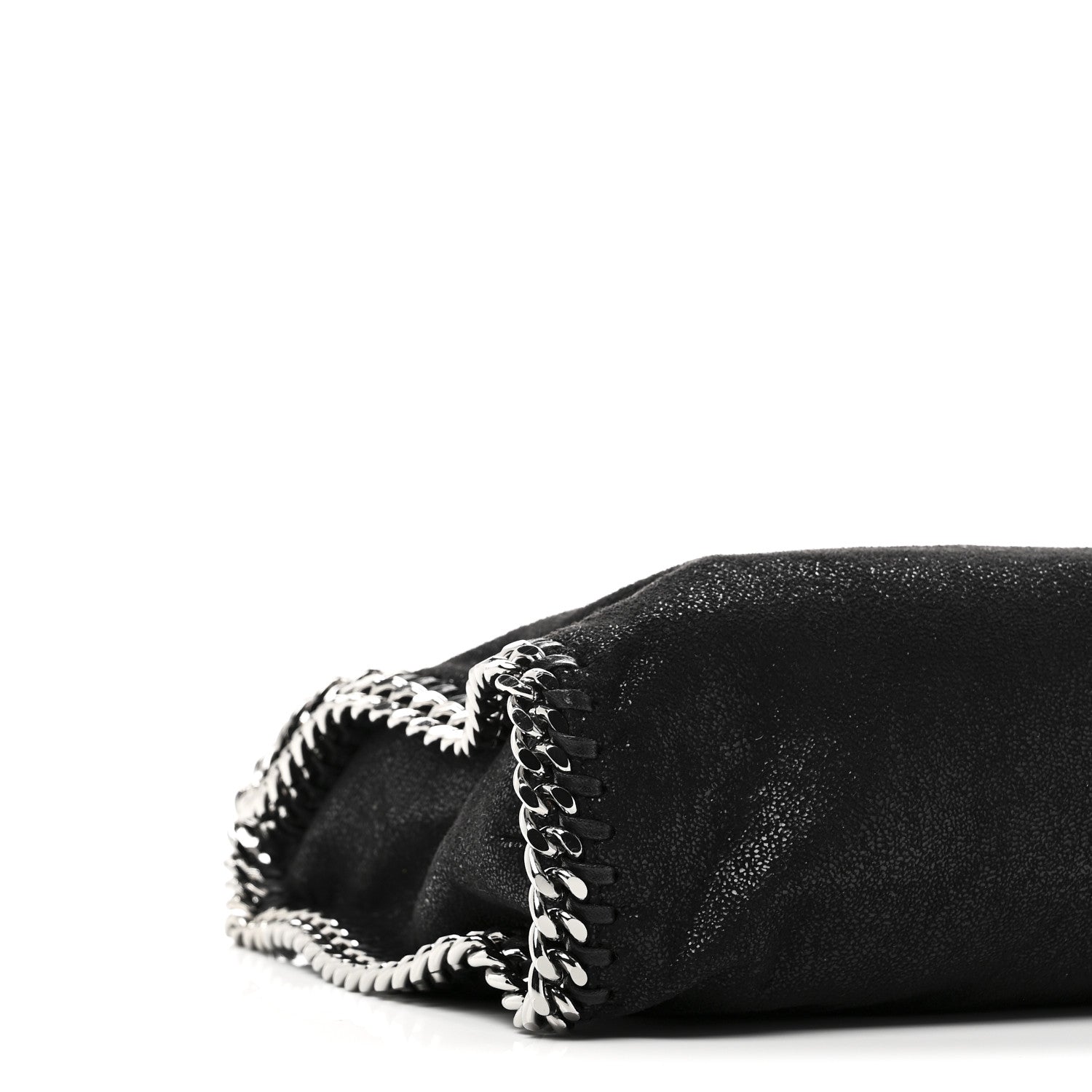 Stella McCartney Shaggy Deer Falabella Fold Over Tote Black 8 of 9