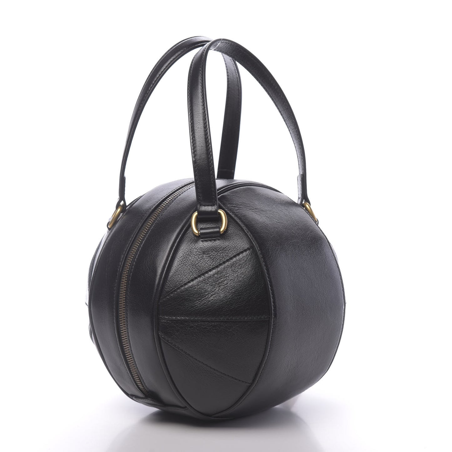 Piuma Lux Energy Tifosa Basketball Shaped Shoulder Bag Black