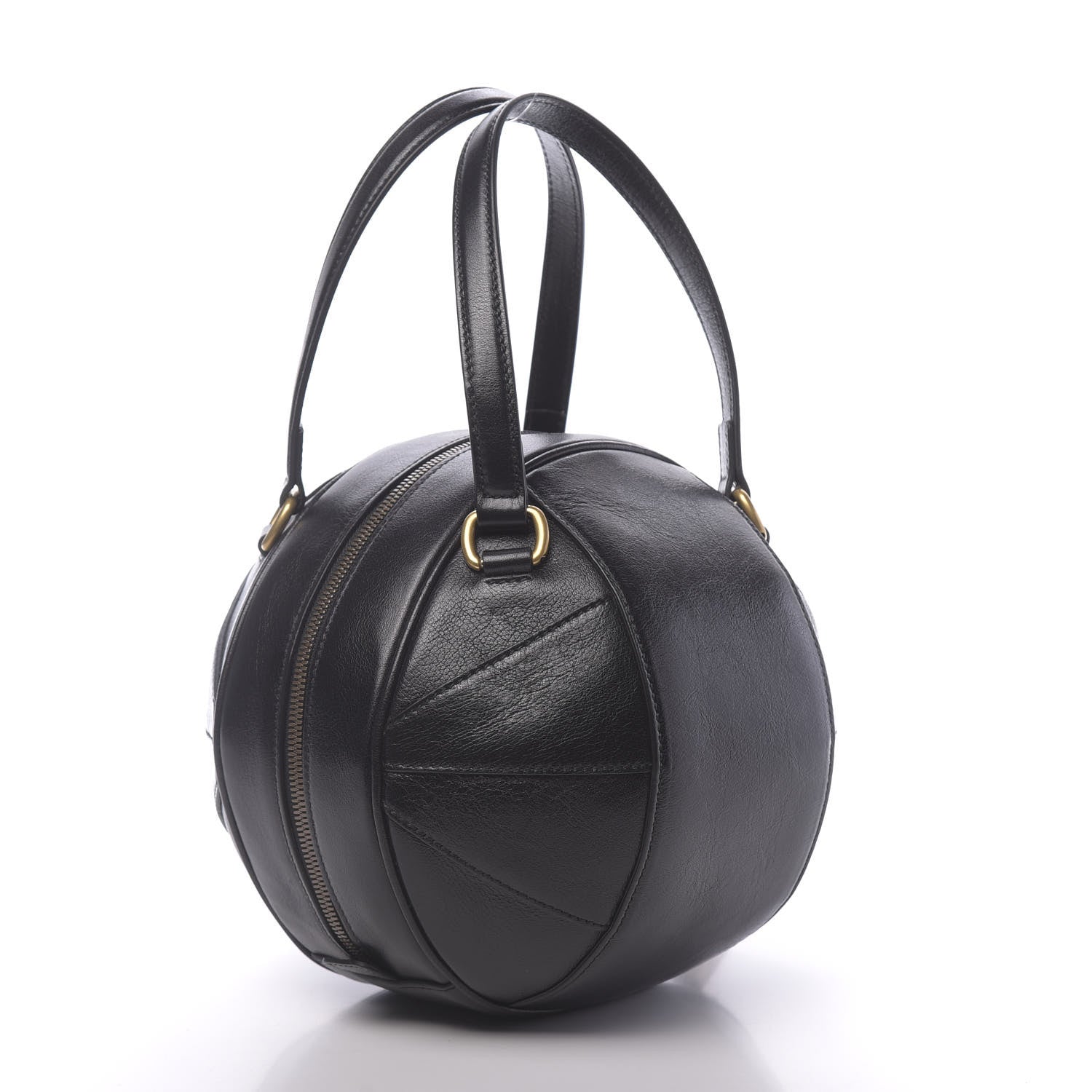 Gucci Piuma Lux Energy Tifosa Basketball Shaped Shoulder Bag Black 3 of 10