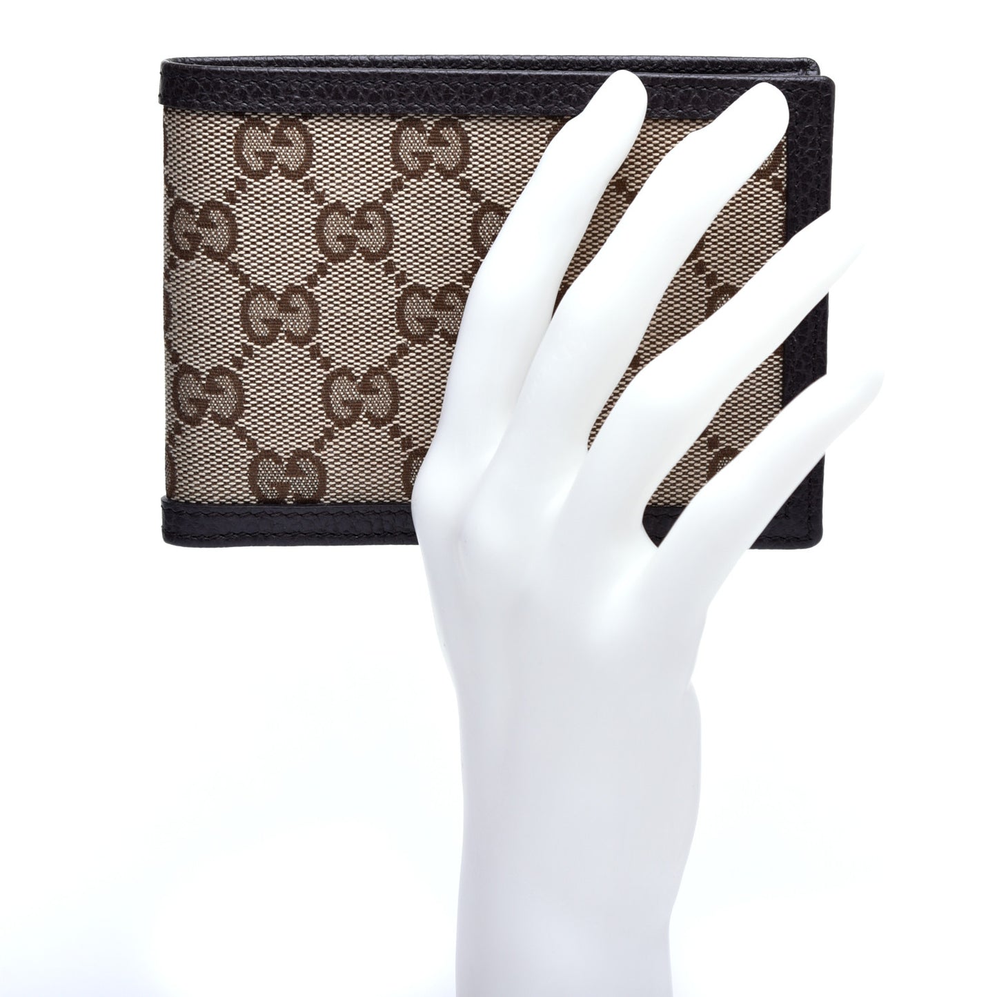 Monogram Mens Bi-Fold Wallet Brown