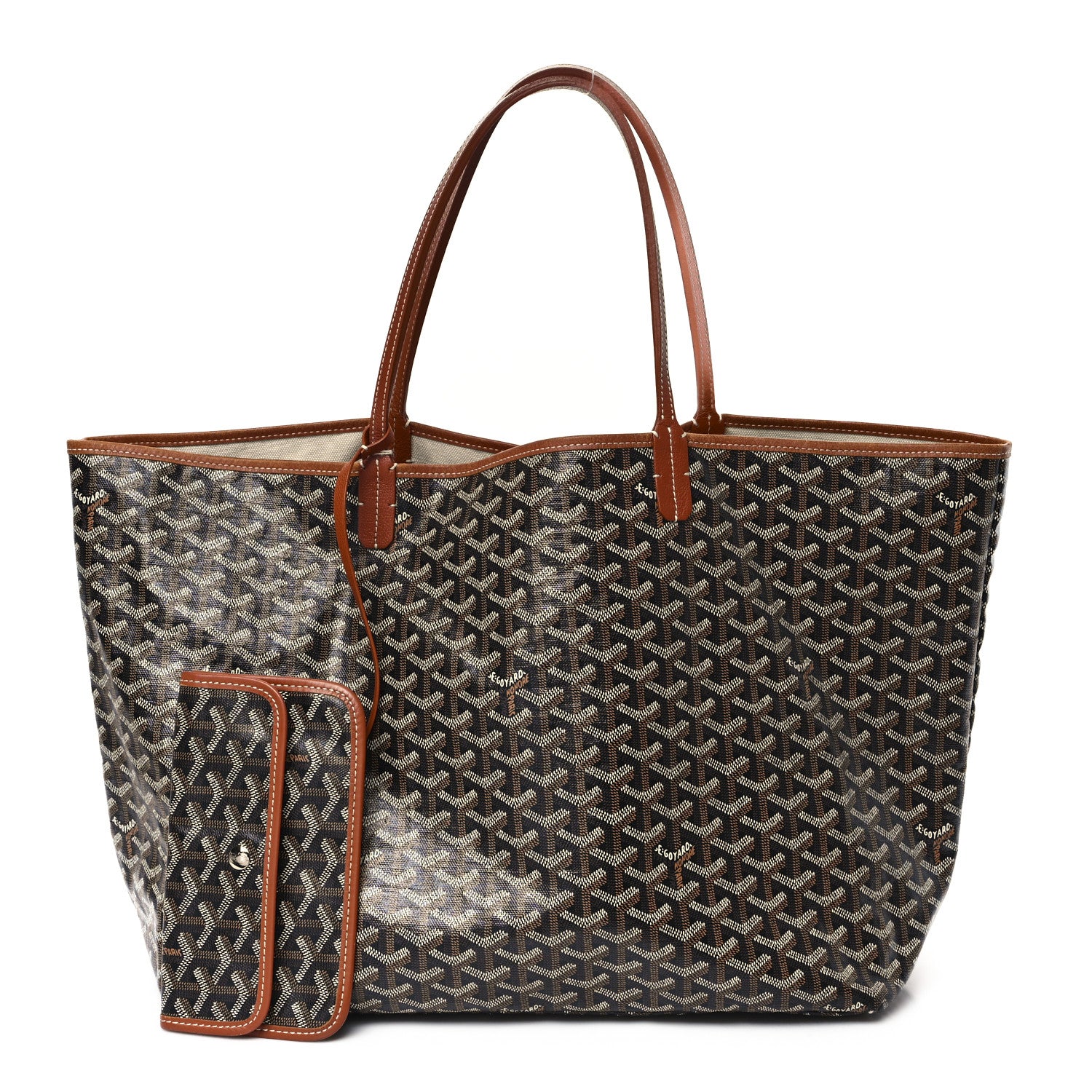 Goyard Goyardine Saint Louis GM Black Gold 3 of 13