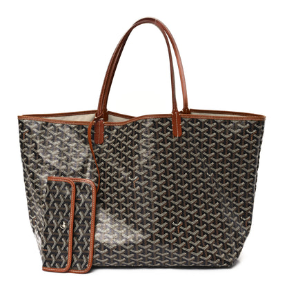 Goyard Goyardine Saint Louis GM Black Gold 3 of 13