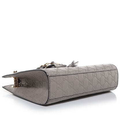 Gucci Guccissima Small Emily Chain Shoulder Bag Storm Grey 4 of 7