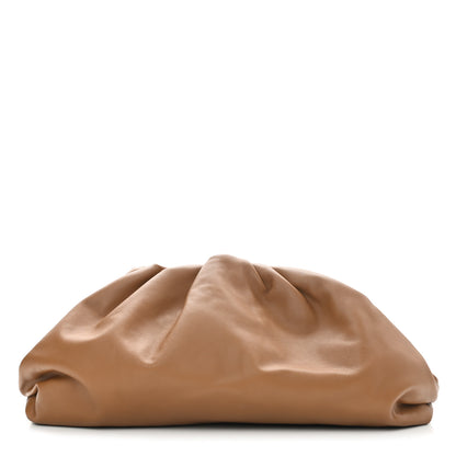 Bottega Veneta Smooth Butter Calf The Pouch Oversized Clutch Cammello 1 of 7