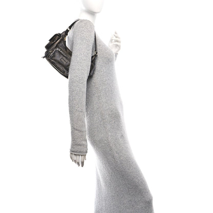 Miu Miu Distressed Nappa Pocket Bag  Sand Coffee 2 of 10