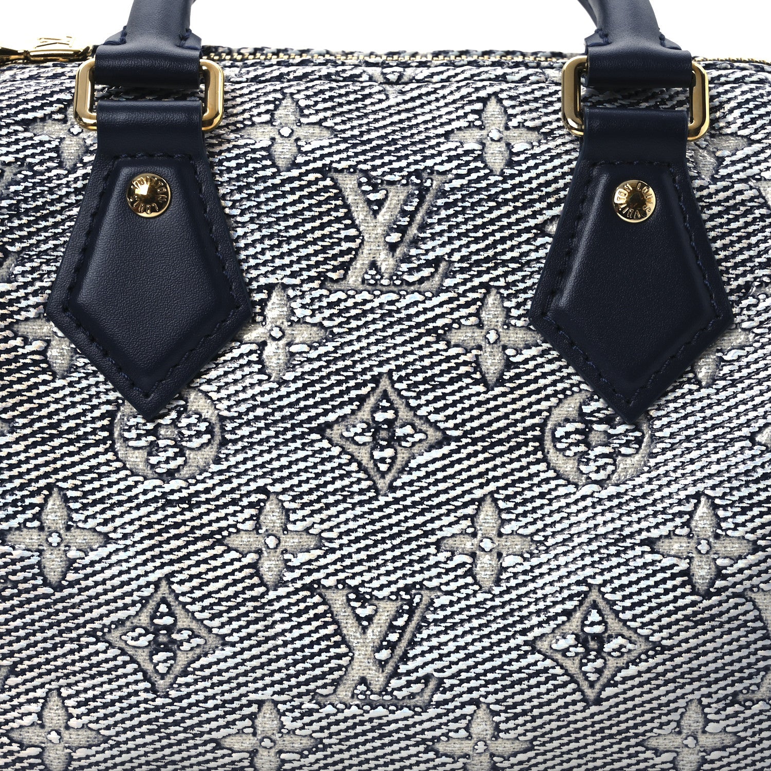 Louis Vuitton Monoglam Speedy Bandouliere 20 Blue 7 of 9