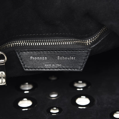 Proenza Schouler Soft Calf Medium Grommet Studded Tote Black 5 of 10