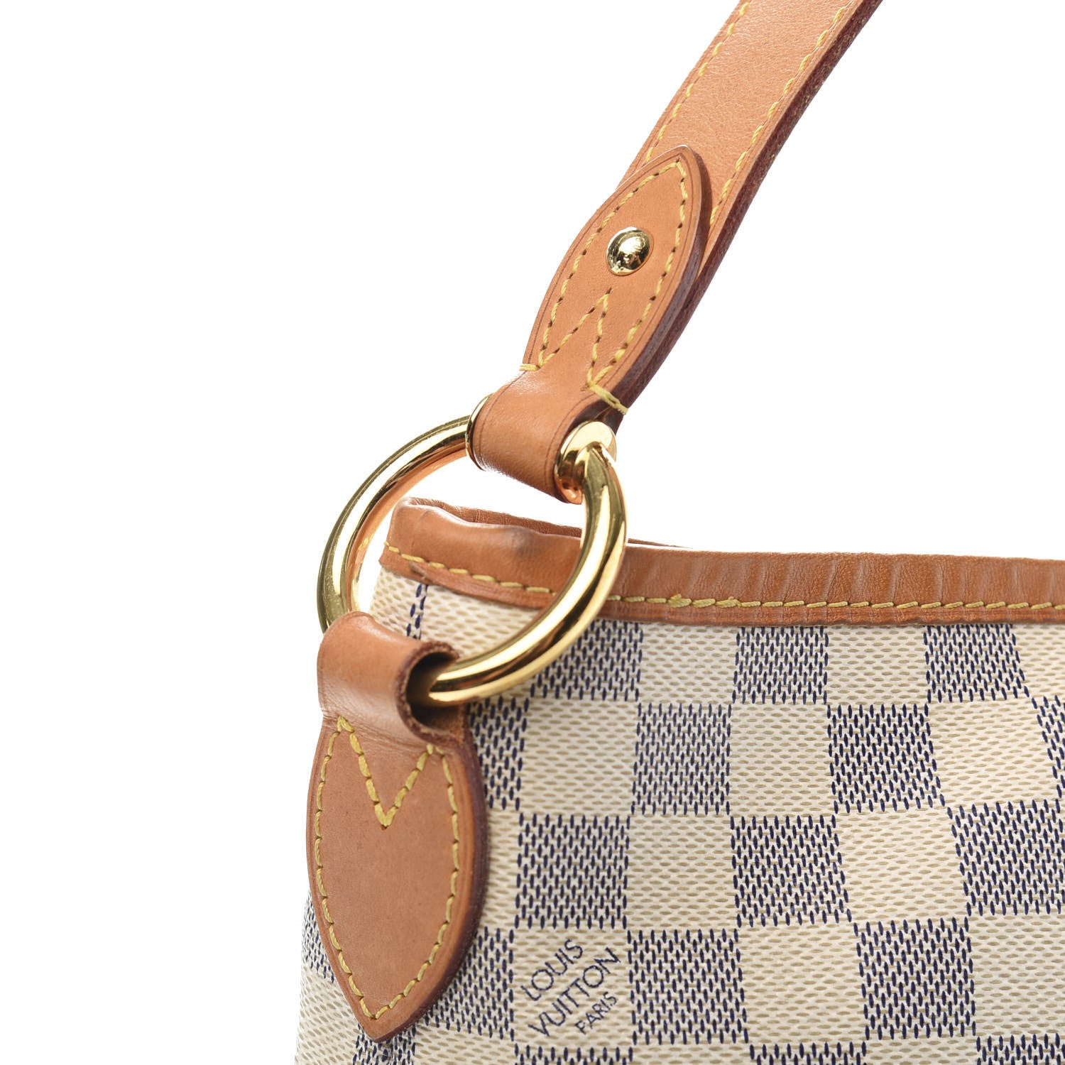 Louis Vuitton Damier Azur Delightful PM Pink 13 of 14