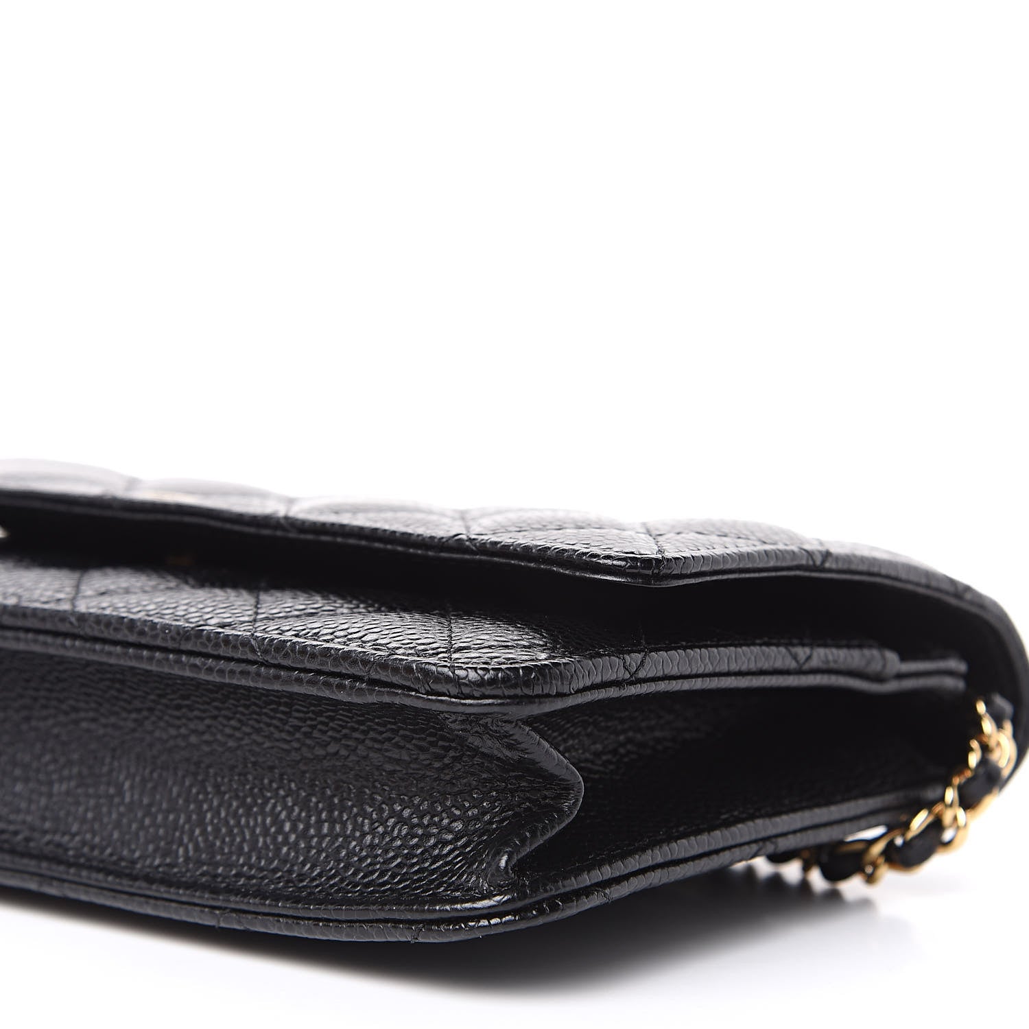 Chanel Caviar Quilted Wallet On Chain WOC Black 10 of 11