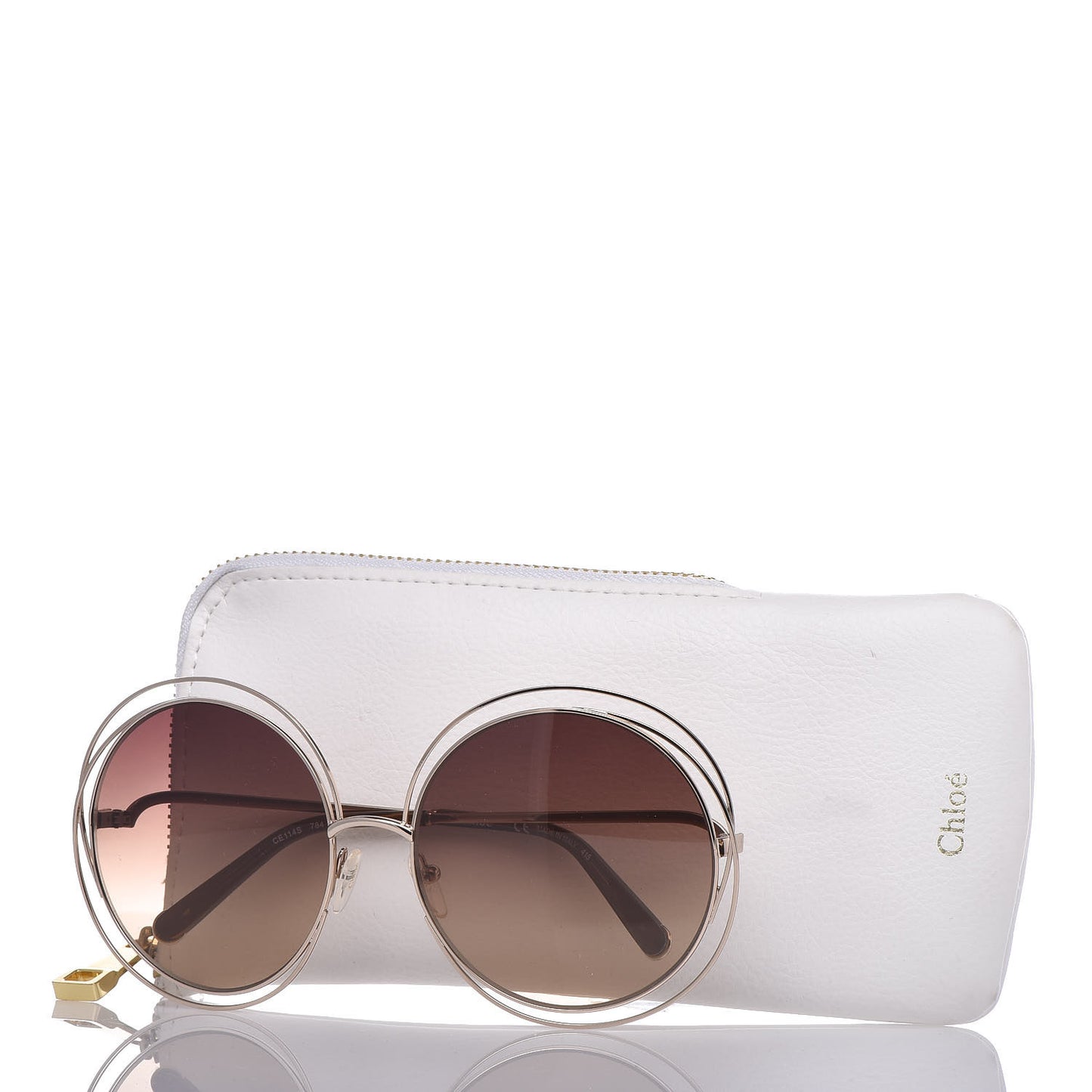 Oversized Round Carlina Oversized Round Sunglasses CE114ST Gold