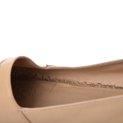 Chanel Lambskin CC Espadrilles 38 Beige Black 17 of 21