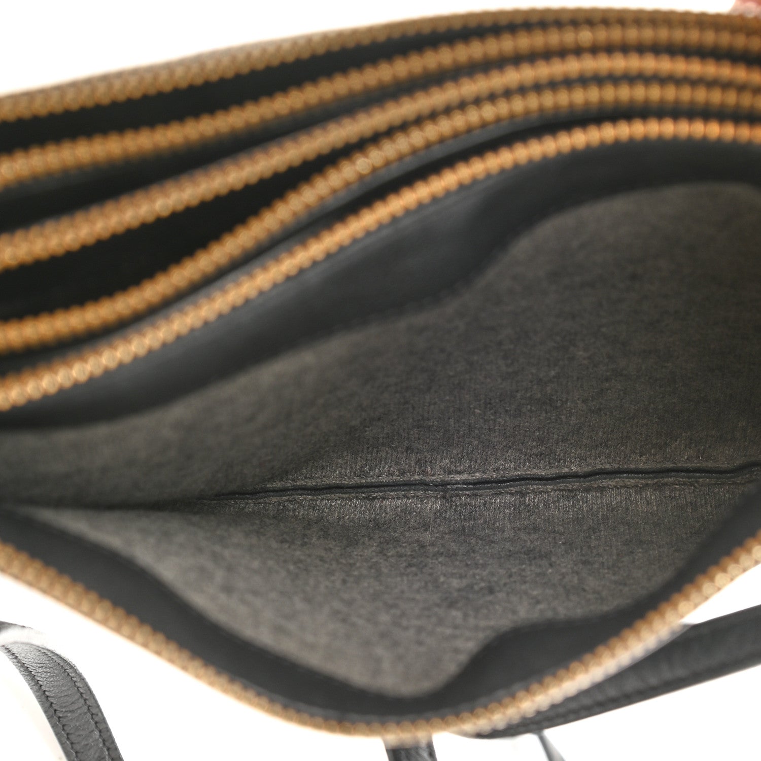 Celine Lambskin Small Trio Crossbody Bag Black 7 of 13