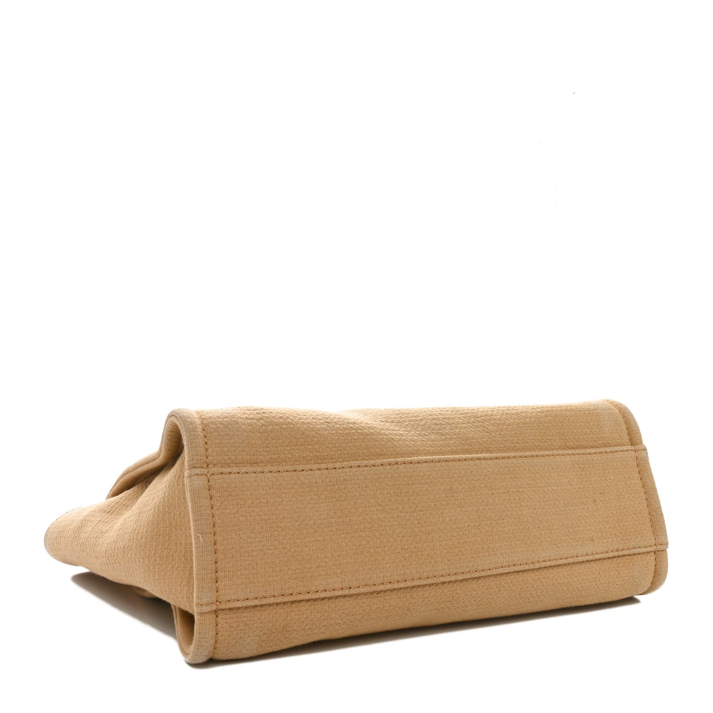 Mixed Fibers Small Deauville Tote Beige