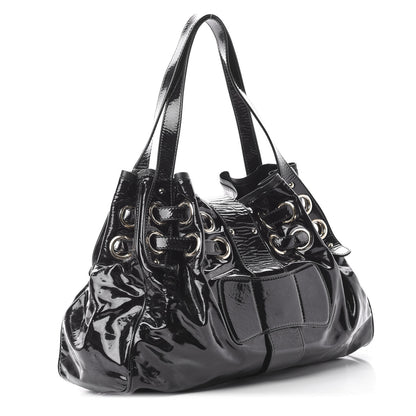Jimmy Choo Patent Ramona Black 3 of 14