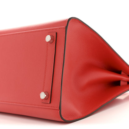 Hermes Epsom Sellier Birkin 30 Rouge De Coeur 10 of 10