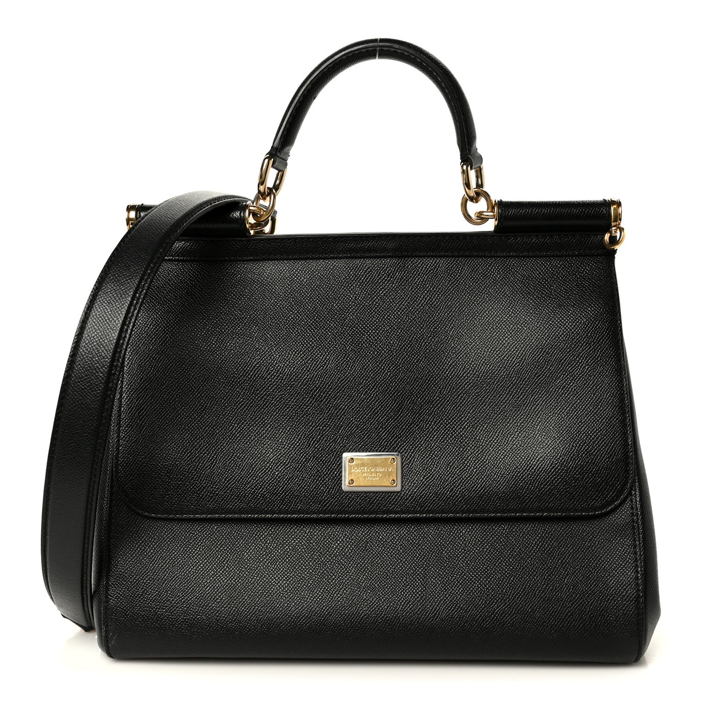 Dauphine Large Miss Sicily Satchel Black