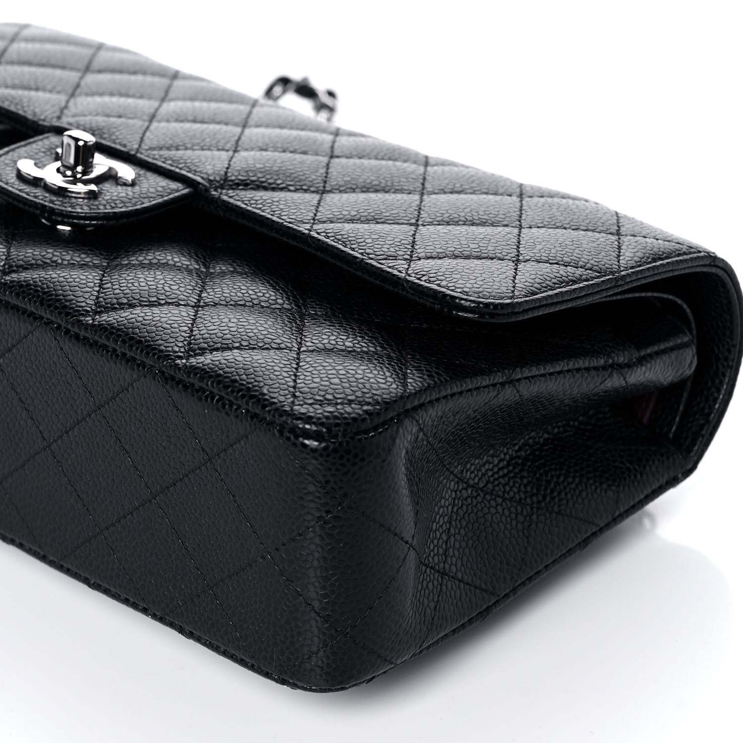 Chanel Caviar Quilted Medium Double Flap Black 11 of 11