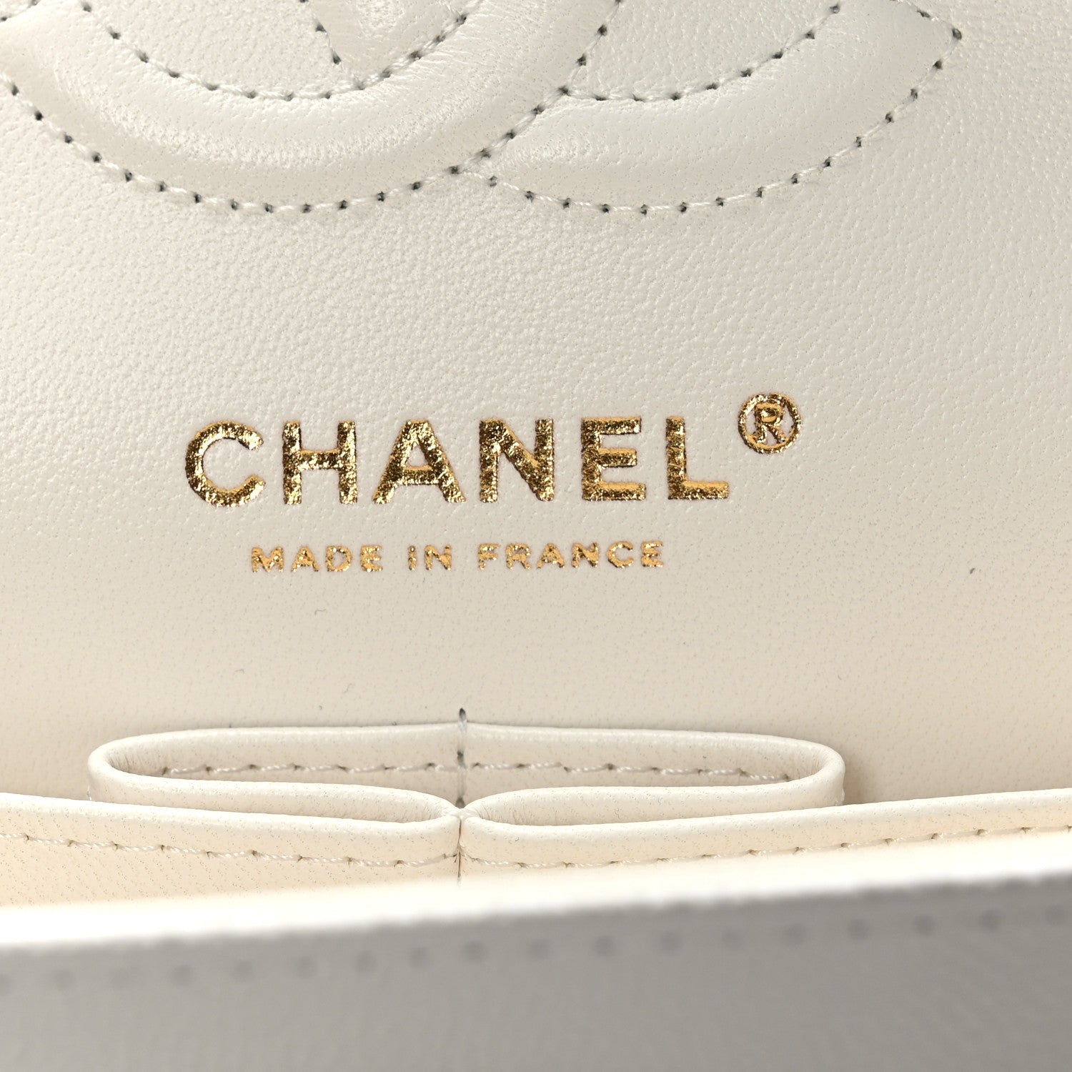 Chanel Caviar Quilted Small Double Flap White 6 of 10