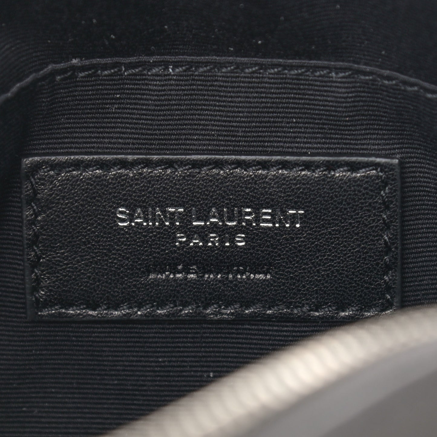 Lambskin Monogram Lou Belt Bag Asphalt