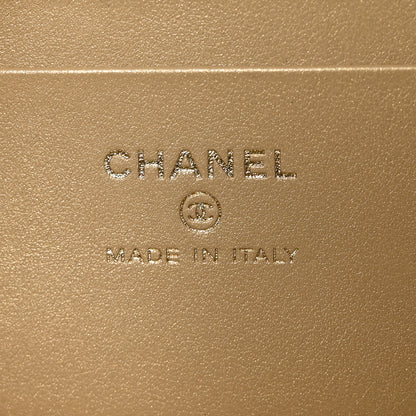 Chanel Shiny Lambskin Quilted CC Slide Waist Bag Fanny Pack Black 5 of 10
