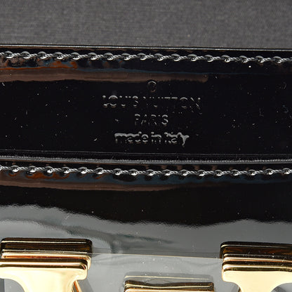 Louis Vuitton Patent Louise Clutch Black 6 of 7