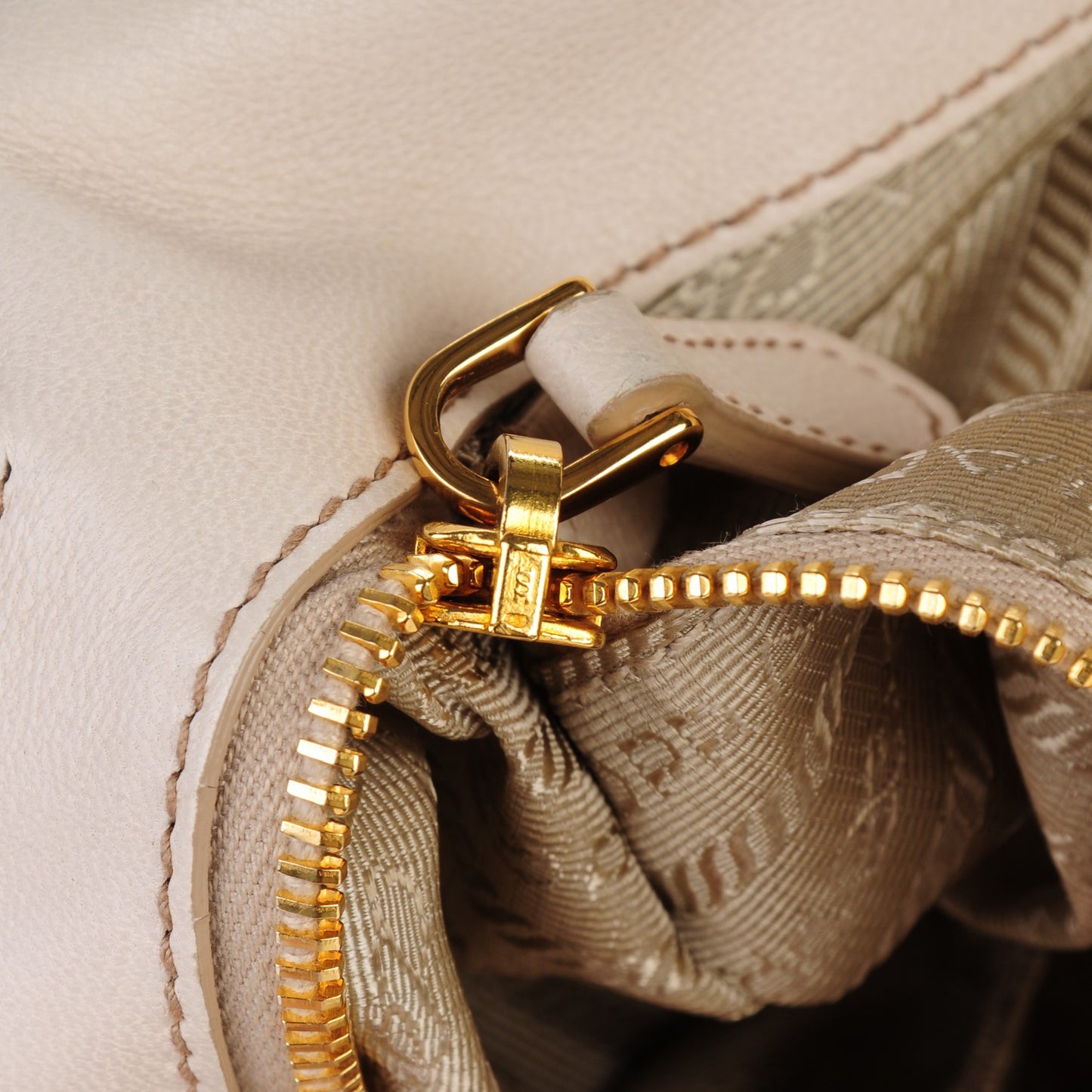 Soft Calf Pleated Shopping Tote Talco