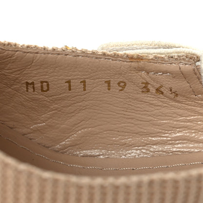 Christian Dior Technical Canvas Ribbon J Adior Slingback 65mm Pumps 36.5 Powder Nude 6 of 8