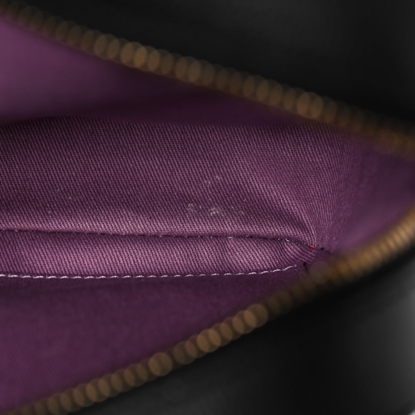 Grained Calfskin Medusa Camera Bag Black