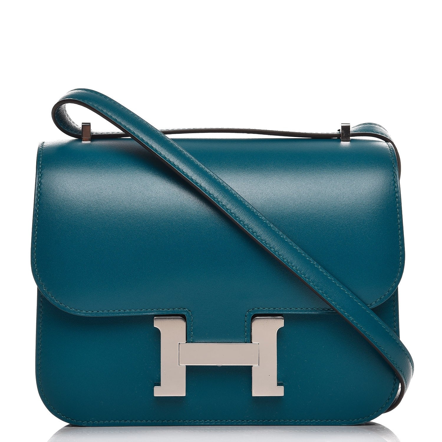 Hermes Tadelakt Constance 18 Bleu Izmir 1 of 14