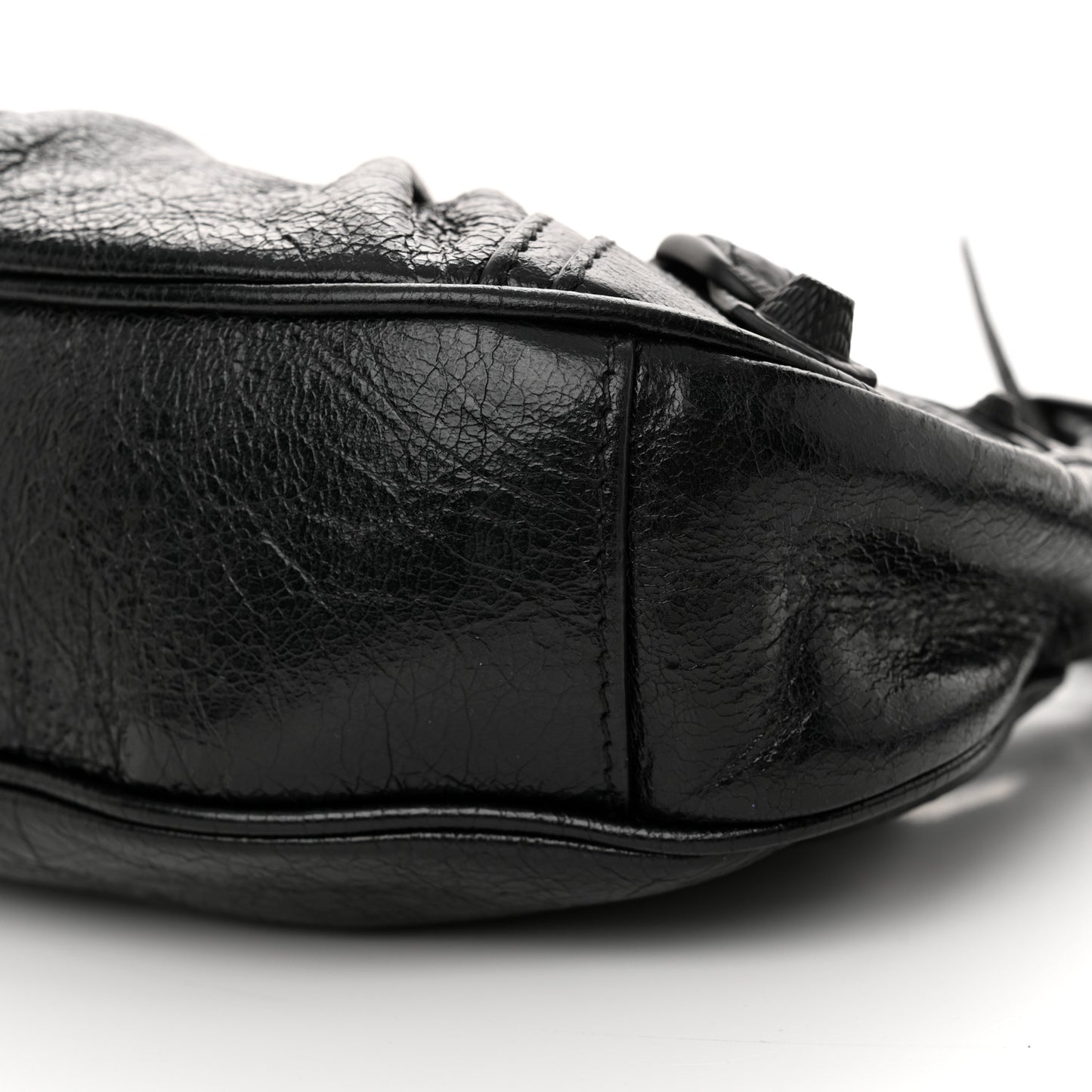 Agneau Arena Le Cagole Shoulder Bag XS Black