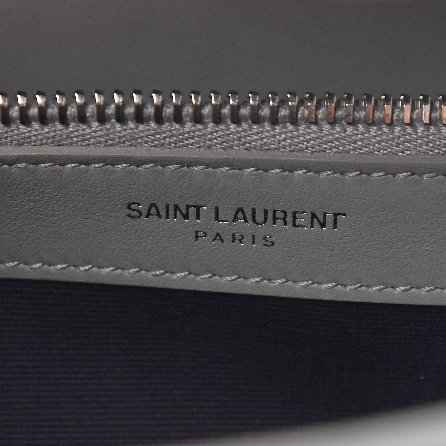 Saint Laurent Calfskin Y Quilted Monogram Medium Loulou Chain Satchel Light Gray 6 of 17